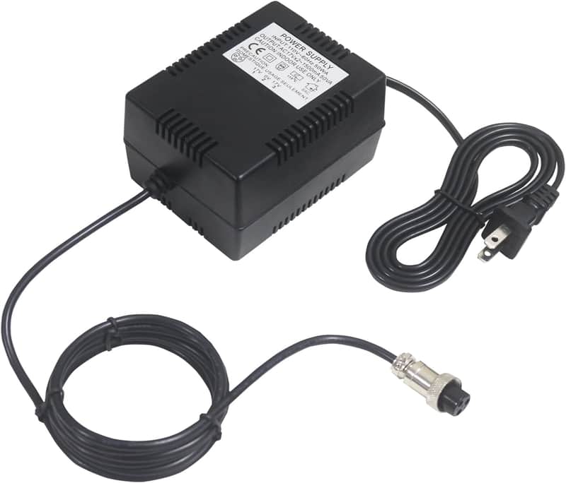 AC Adapter 3-Pin Connector pedalboard Power Supply 17v 600ma for Yam-ha F4/F7/6FX/MG82/XMG16/MG166CX/MG166C，Mixing Console Mixer Power Supply image 1
