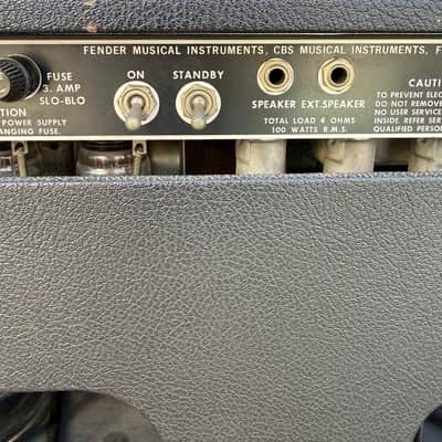 Fender Dual Showman Reverb 2-Channel 100-Watt Guitar Amp Head 1973 image 5