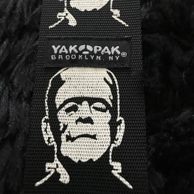 Yak Pak RARE Frankenstein guitar strap 2005 - Black/white image 1