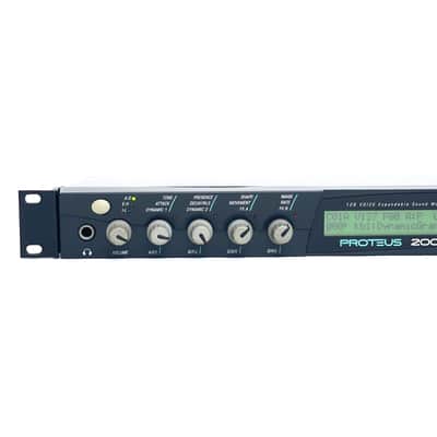 E-MU Systems Proteus 2000 Rackmount 128-Voice Sampler Module 1999 y2k 90s 100V -240V Made in USA Worldwide Shipment image 3