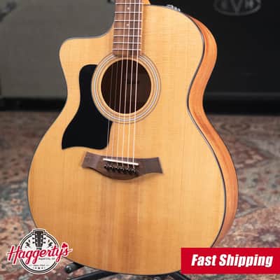 Taylor 114ce Left-Handed Grand Auditorium Acoustic/Electric Guitar with Gig Bag image 1