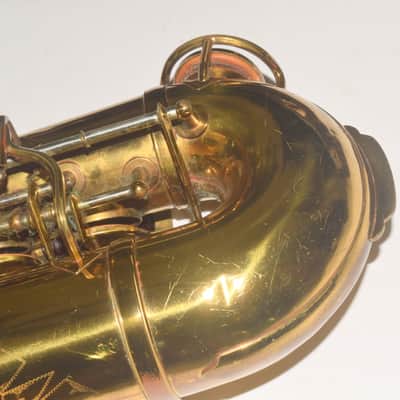 King Zephyr Alto Sax 1937 - Original lacquer-Free USA Ship image 12