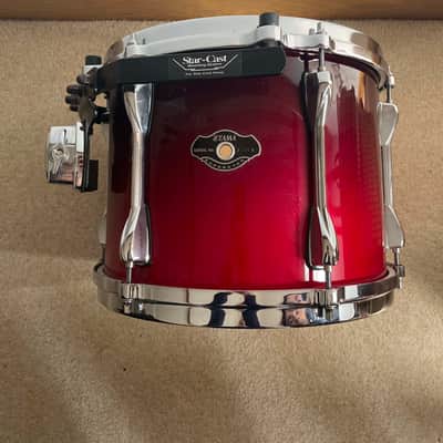 2005 Tama Superstar 5 Piece Drumkit, with tags. Sabian AAX ride symbol, High Hat and 2x crash symbols. Tama single pedal and additional double pedal, with tags. Mapex drum throne. 1x Meinl Cowbell with stand. image 18