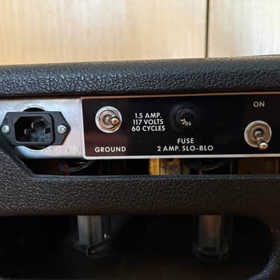 Fender Bandmaster 40-Watt 2-Channel Guitar Amp Head 1963 - 1967 - Black Panel image 6