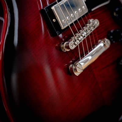 Epiphone Les Paul Custom Widow | Red Burst image 5