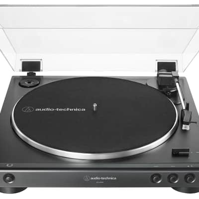Audio-Technica #AT-LP60XGM - Fully Automatic Belt-Drive Turntable/Record Player, Gunmetal AT-LP60X-GM image 5