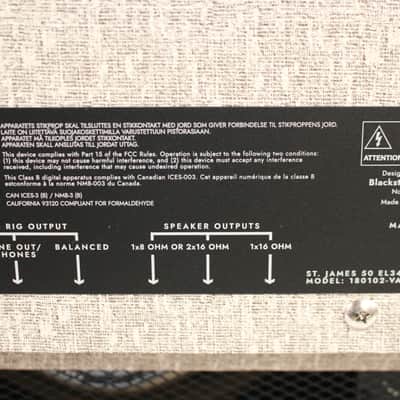 2024 Blackstar St. James EL34 50w Tube Combo Guitar Amplifier image 21