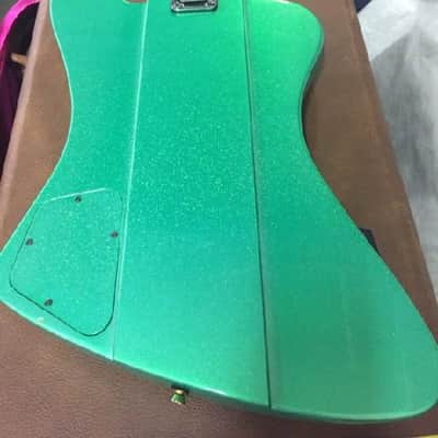 Epiphone ThunderBird 4 String Bass 2015 Green Sparkle image 2