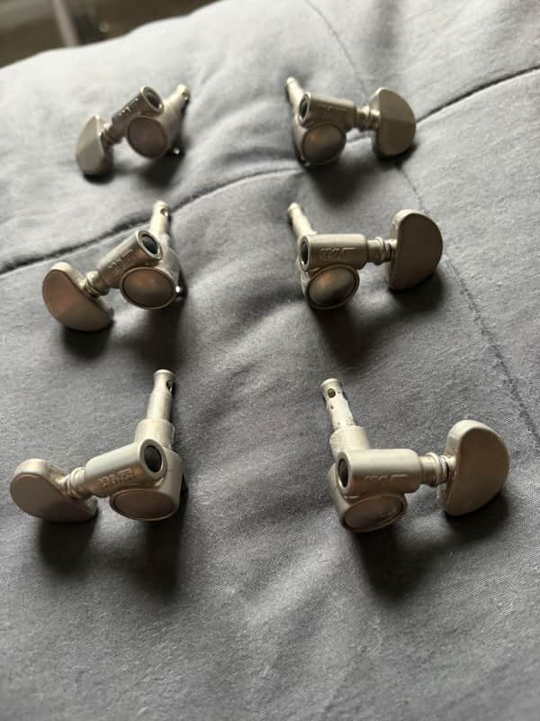 Grover/59 Parts Milk Bottle Rotomatic Tuners 3+3 2026 - Aged Nickel