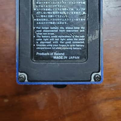Boss CS-2 Compression Sustainer (Black Label) 1981 - 1989 - Blue image 2