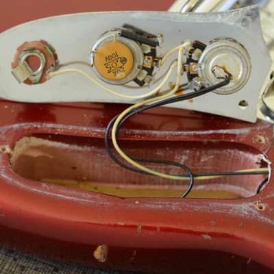Competition Red 1972 Fender Mustang with Original Case image 19