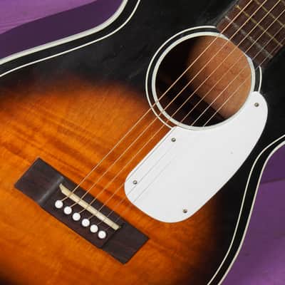 1965 Silvertone 604 (Harmony H929 Stella) Parlor Guitar (VIDEO! Fresh Work, Ready) image 5