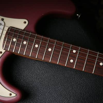 1995 Fender American Stratocaster Matching Headstock Burgundy Mist image 9