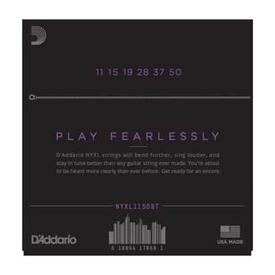 D'Addario NYXL1150BT Nickel Wound Balanced Tension Electric Guitar Strings 11-50 image 2