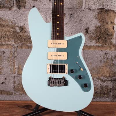 Reverend Six Gun HPP with Rosewood Fretboard Chronic Blue with Cream Pickups image 1