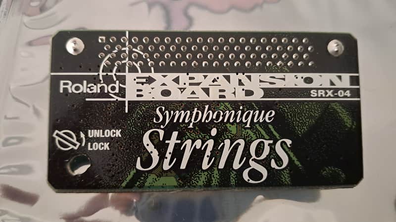 Roland SRX-04 Symphonique Strings Expansion Board 2000s - Green image 1