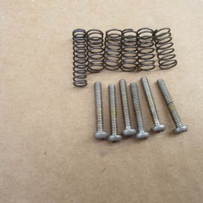 Vintage 1960s 70s Kawai Teisco Guitar Pickup Adjustment Screws & Springs image 2