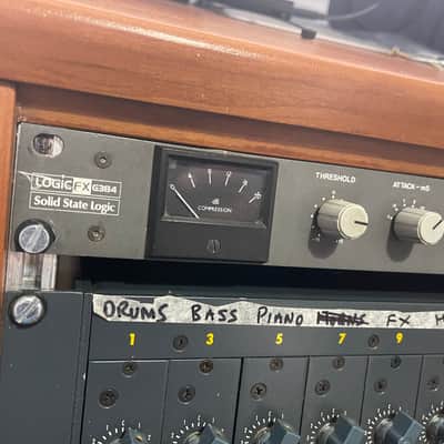 SSL Solid State Logic FX G384 Holly Gray Dual Channel VCA BUS Compressor image 2