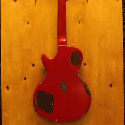 Rare Vintage USA 1979 Gibson Les Paul GK-55 Guitar, Custom Set Neck! Junior Red image 6