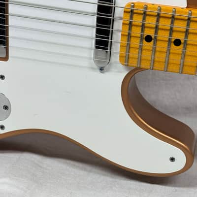 Fender USA Custom Shop Special Edition Custom Deluxe Telecaster Guitar with COA + Case 2010 - Copper / Maple neck image 7