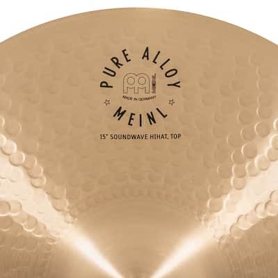 Meinl Cymbals PA15SWH Pure Alloy Soundwave Hihat - 15" image 5
