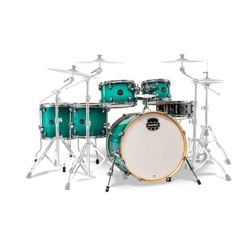 Mapex Armory Drum Kit La Fusion Shell Pack, Jade Stone Burst image 1
