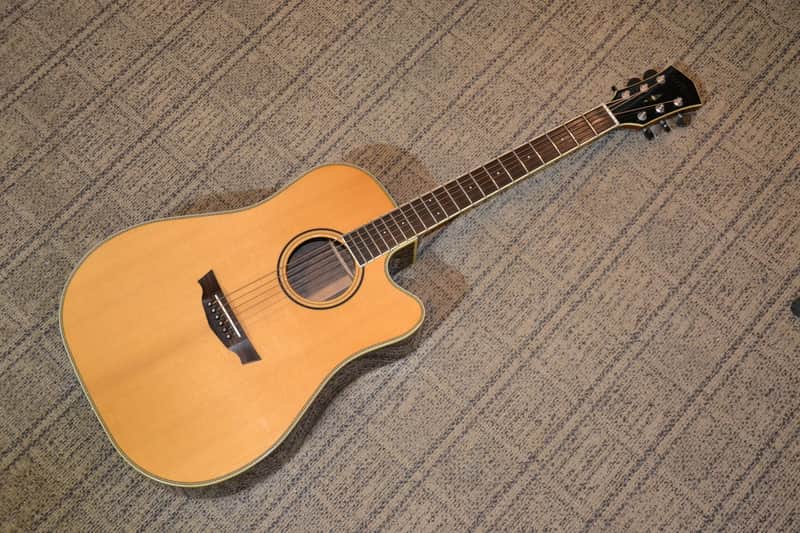Parkwood PW560 Acoustic Guitar. Solid woods. Dove tail. Fishman Prefix. Hardshell case. Excellent. image 1