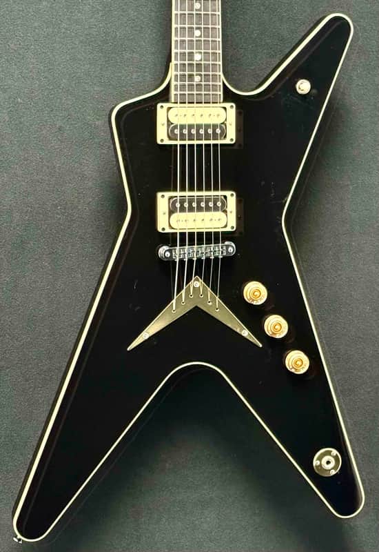 Dean - USA - ML - Patents Pending - Classic Black - DiMarzio Super Distortion Zebra Pickups - Silver/Brass Hardware - OHSC - Call for Best Price !!! image 1