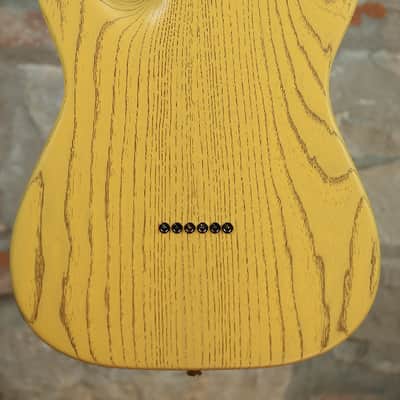 TOM ANDERSON T-Icon SS - Swamp Ash Body & Caramel Maple Neck - Satin Organic Grain Butterscotch image 18