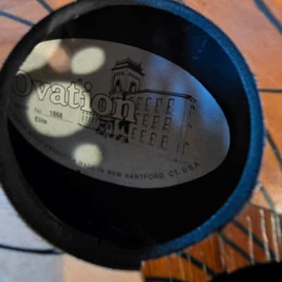 Ovation 1868 Elite 1990 USA Acoustic-Electric w/HSC image 18