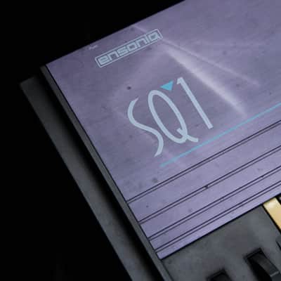 *All Original* 1990 Ensoniq SQ-1 Personal Music Studio 61-Key Synth/Workstation SQ1 | Synthesis Drums Sequencer Effects | Inc. Footswitch, Manual and Power Cable | SQ 1 Serial SQ-14869 image 3