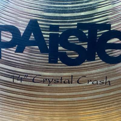 Paiste 14" Sound Formula Crystal Crash Cymbal 1999 - VIDEO image 7