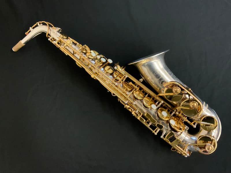 Jupiter JAS-869 Alto Saxophone Silver-plated w/ Gold Lacquer Keys