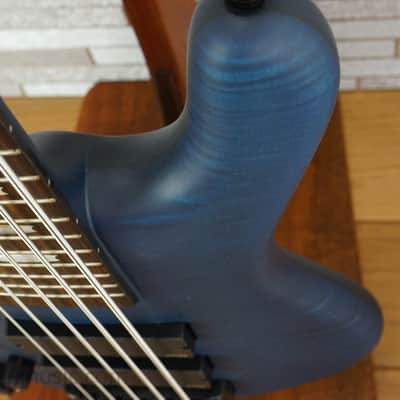Spector Euro 5 LX Left Handed - Black & Blue Matte image 8