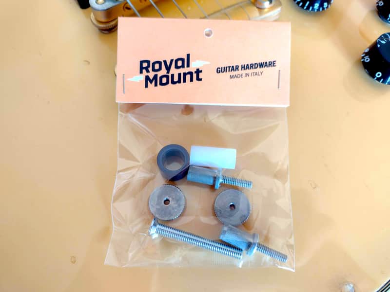 Gibson AGED soft brass thumbwheels and posts adapters for ABR-1 bridge MK3 Les Paul Royal Mount 2026 - Nickel AGED image 1