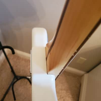 2022 Jazzmaster Build Hardtail Fender Invader White Tom Delonge Style image 8