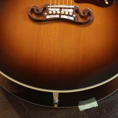 2016 Gibson Custom Shop SJ-200 Vintage Series Torrified Adirondack Jumbo Acoustic Guitar Sunburst + OHSC image 5