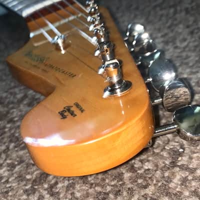 2020 Fender Vintera '60s Stratocaster   with Pau Ferro   Fretboard electric guitar Ice Blue Metallic image 3