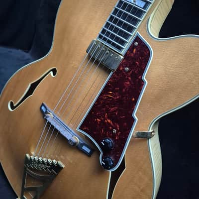 2005 D'Angelico Excel EXL-1 Hollow Body Archtop with Ebony Fretboard - Natural image 6