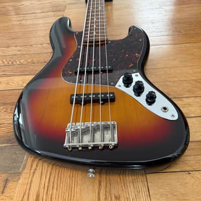 Fender Japan Jazz Bass V - CIJ 2002 - Sunburst image 2