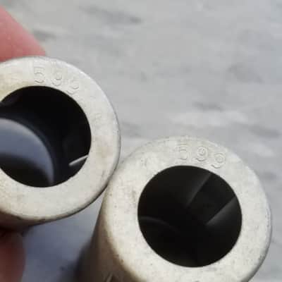 Elco Pair (2) Tube Shields 12AX7 9-pin 4-Pinch 450-599 Vintage Vacuum 1950s-1960s image 4