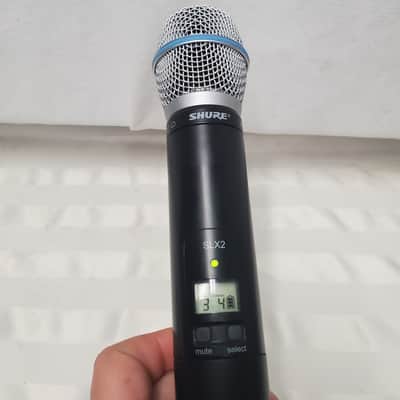 SHURE SLX2 TRANSMITTER WITH BETA 87C HEAD SLX2D/BETA87C #3034 GREAT CONDITION image 8