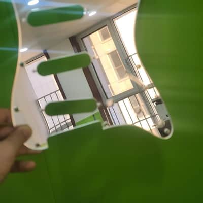 Standard Stratocaster SSS Electric Guitar Pickguard Start Pickguard Scratch Plate for Fender USA/Mexican Model Style 11-Hole (Silver Mirror) image 9