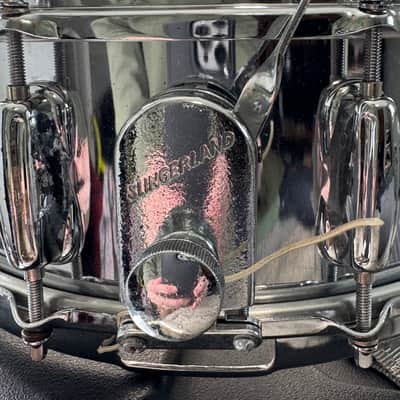Slingerland 1980's Chrome over Steel Snare Drum image 4