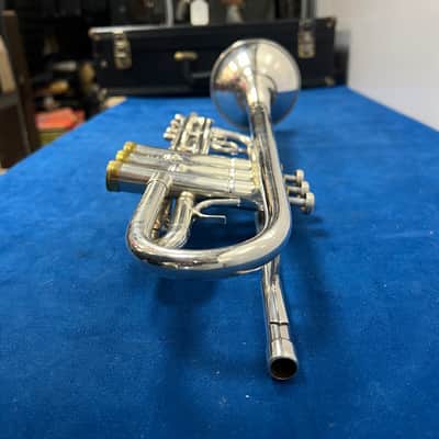 Used Conn USA 100B Bb Silver Trumpet with Conn 7C Mouthpiece & Original Case Just Serviced image 14