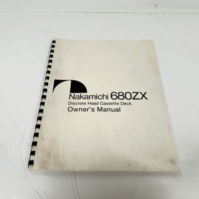 Nakamichi 680ZX 3 Head 2 Speed Cassette Deck image 12