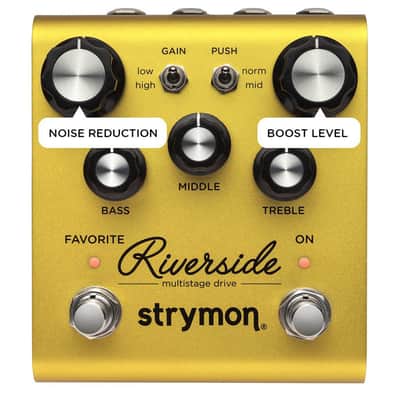 Mint Strymon Riverside Multistage Drive Guitar Effects Pedal image 2