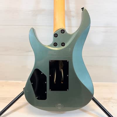 Yamaha RGX420S-D6 Drop 6 Baritone Electric Guitar Metallic Green Made in Taiwan 2003 image 9
