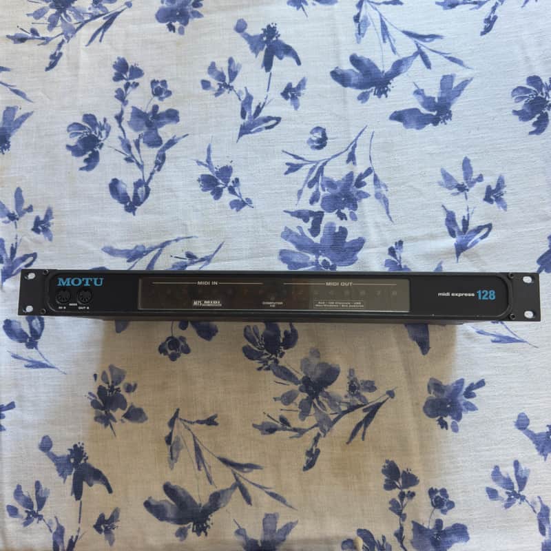 MOTU MIDI Express 128 USB MIDI Interface 2006 - Present - Black image 1