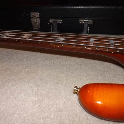 Early version Spector Euro 5 LX bass guitar flamed maple 5 string made in Czech Republic Make Offer! image 17